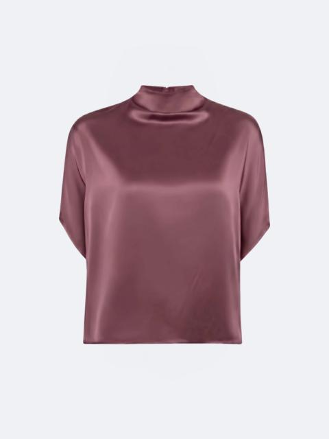 LAPOINTE Satin Cape Tee