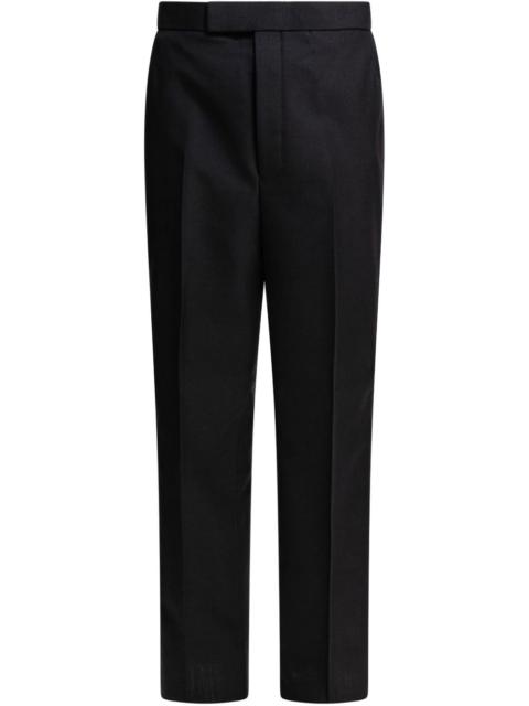 pleated tailored trousers
