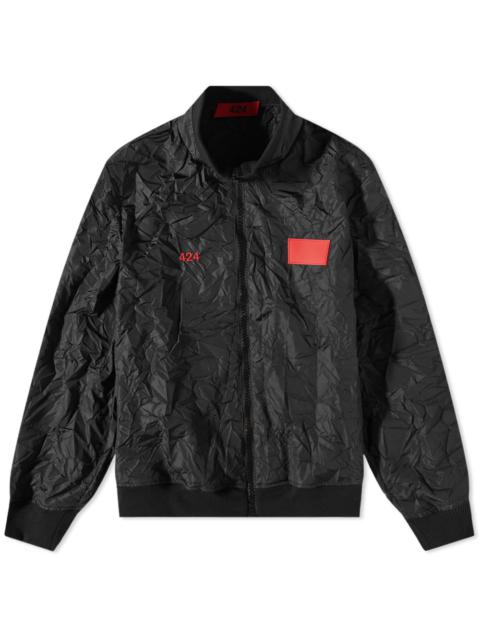 424 424 Crinkle Nylon Track Jacket