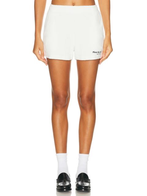 Sporty & Rich x Hotel Du Cap Eden Roc Eden Script Terry Short