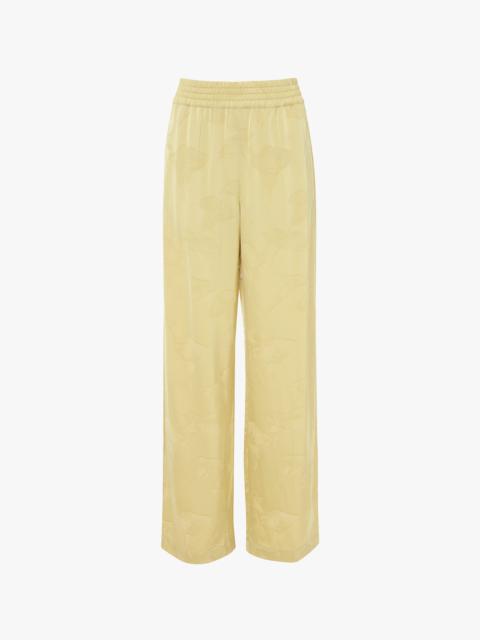 Victoria Beckham Pyjama Trouser In Gold