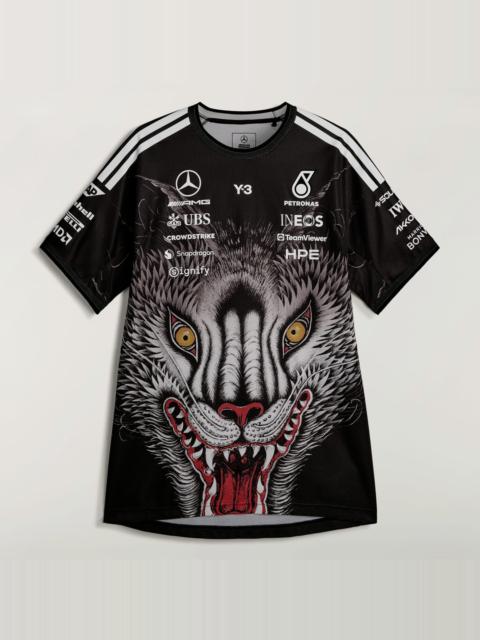 Y-3 Y-3 MERCEDES - AMG PETRONAS FORMULA 1 TEAM DRIVER SHORT SLEEVE JERSEY