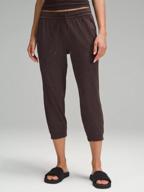 Soft Jersey Classic-Fit Mid-Rise Cropped Jogger