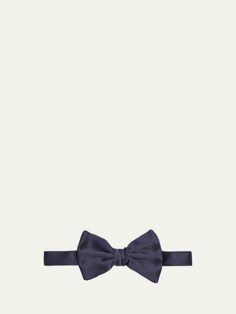 GIORGIO ARMANI Men's Solid Silk Bow Tie