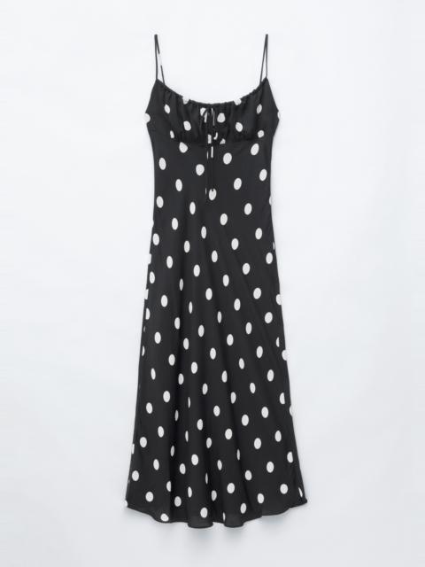 & Other Stories Drawstring Midi Dress