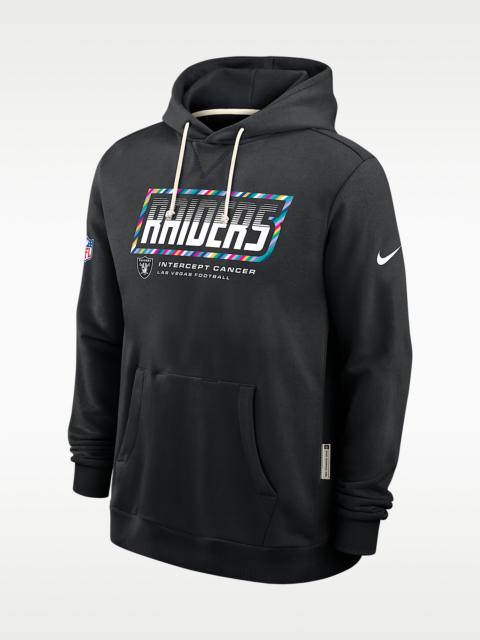 Nike Las Vegas Raiders Crucial Catch Sideline Standard Issue Men's Nike Dri-FIT NFL Pullover Hoodie