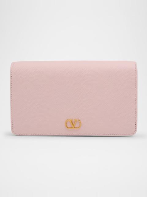 Valentino VLOGO Flap Leather Wallet