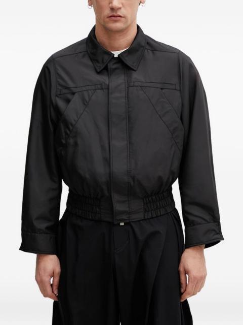 ADER error elasticated-waistband zip-up bomber jacket