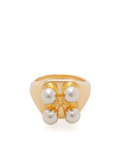 MISSOMA Missoma Atomic Petals Spinning Signet Ring