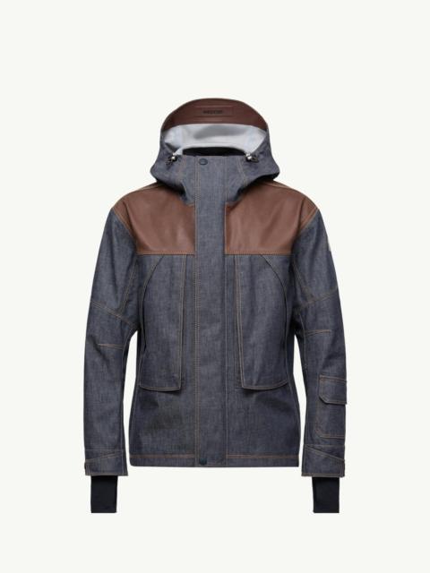 Moncler Grenoble Langtang Hooded Denim Ski Jacket