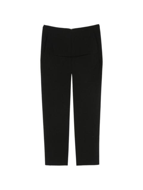 Rick Owens slit-detail zip-fastening midi skirt