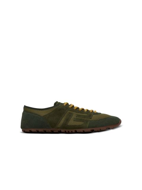 Balmain Racer 45 trainers in mesh and suede leather