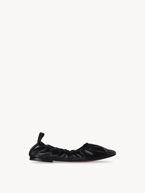 The Row Glove Ballet Slipper in Leather