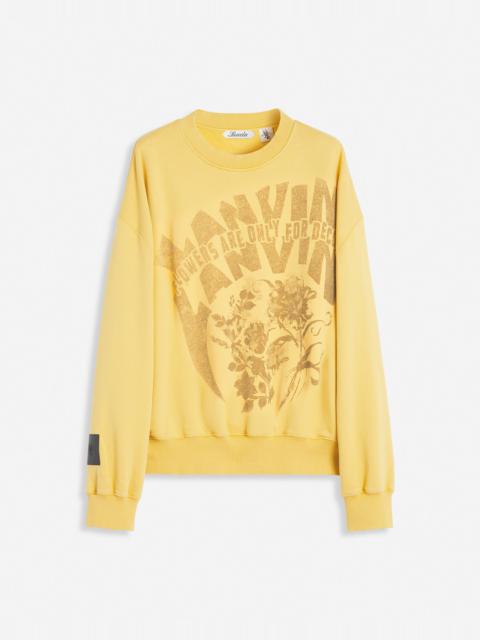 LANVIN X FUTURE UNISEX LOOSE-FIT PRINTED SWEATSHIRT