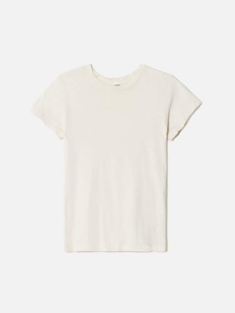 RE/DONE Hanes 1960s Slim Tee - Vintage White