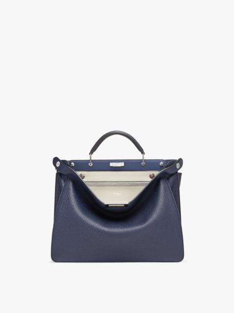 FENDI Dark blue leather bag