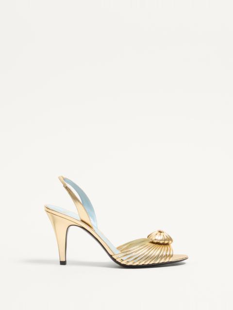 ROYAL SANDAL IN LAMINATED NAPPA 85MM