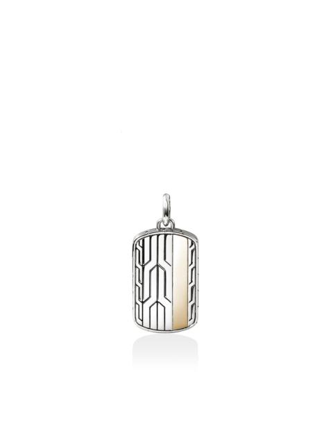 JOHN HARDY Icon 50 Pendant, Gold, Sterling Silver