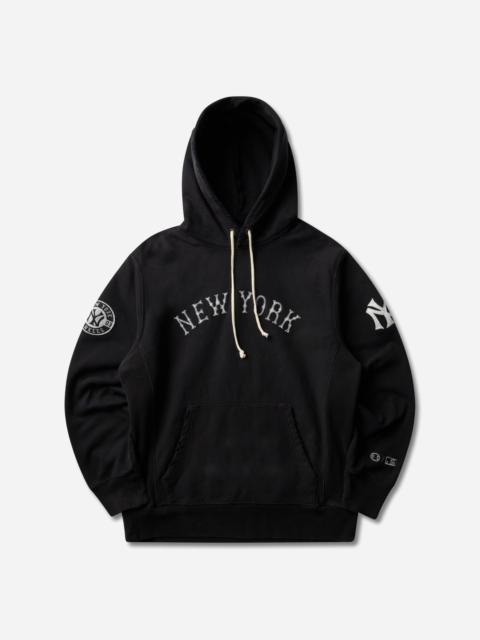 Champion Men's New York Yankees MLB Cooperstown Hoodie Black