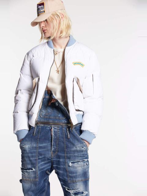 DSQUARED2 MOTHER FLUFF PUFF BOMBER JACKET