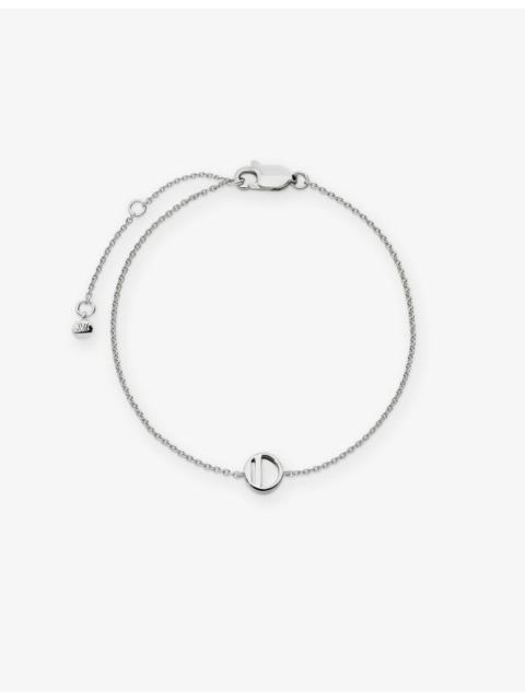 MONICA VINADER Initial O Sterling-Silver Bracelet