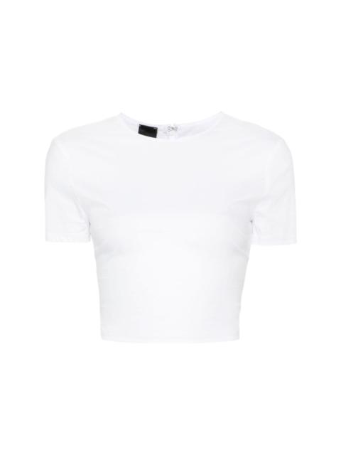 PINKO short-sleeve cropped T-shirt