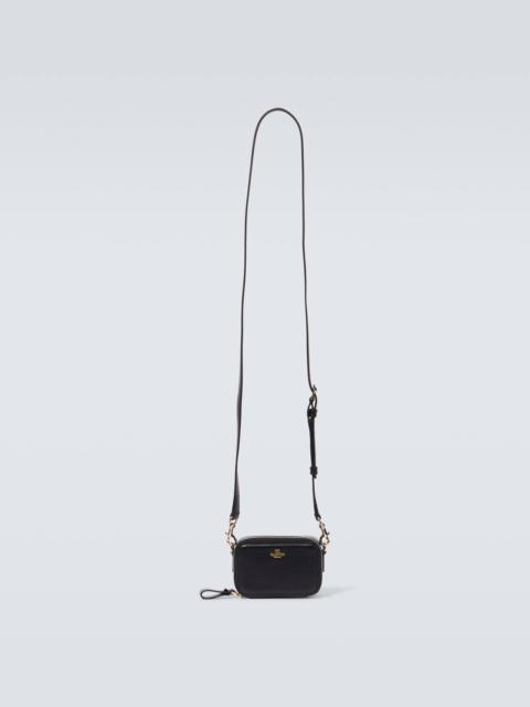 Valentino Rockstud leather wallet with strap