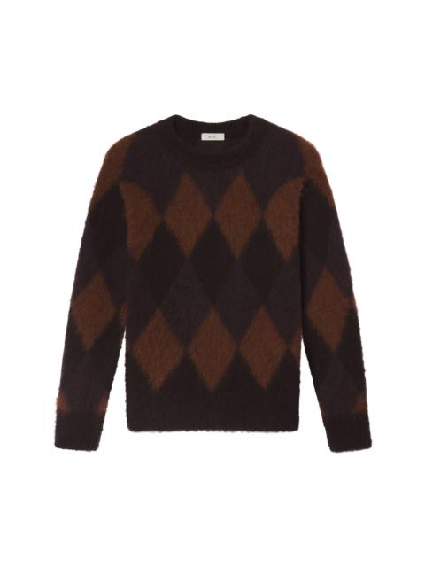A.L.C. Ezra Brushed Alpaca Argyle Sweater