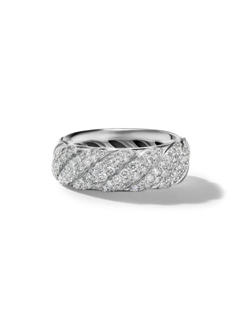 DAVID YURMAN Women's Sculpted Cable Band Ring in Sterling Silver - Silver