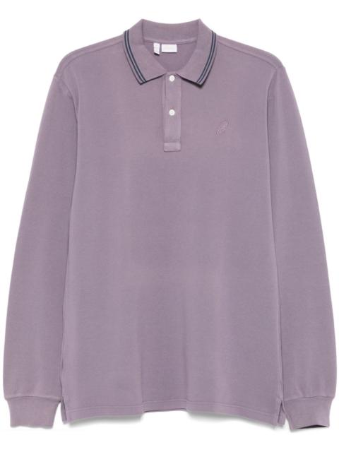 Brioni logo-embroidered polo shirt
