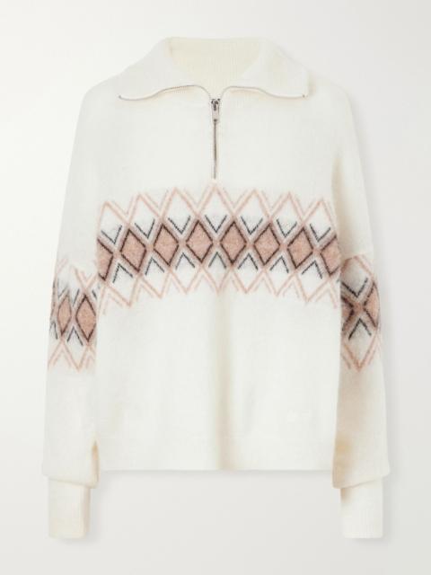 Fusalp Mireva mohair-blend sweater Cream