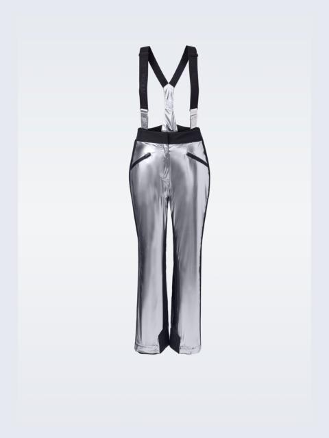 MACKAGE NYOMI metallic ski pant with removable suspenders