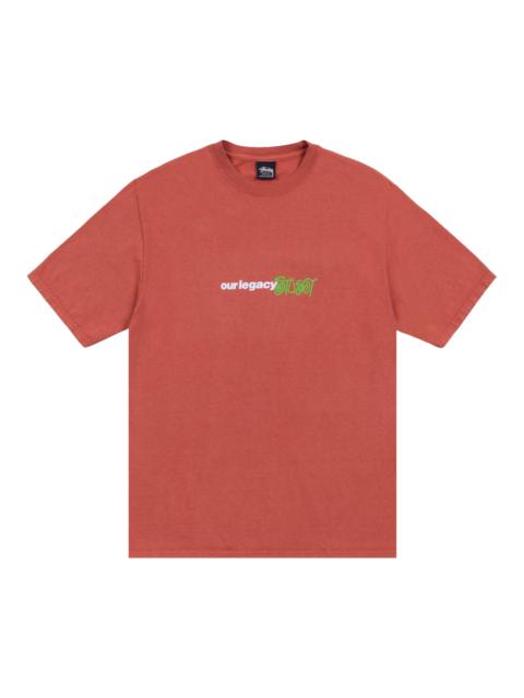 ★24SS★STUSSY X OUR LEGACY WORK SHOP SPORT TEE PIGMENT DYED Stussy x Our Legacy Work Shop Swirl Pigment Dyed Tee Black