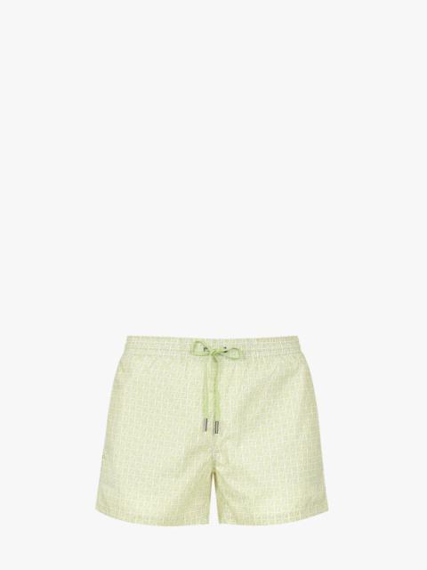 FENDI Green nylon shorts