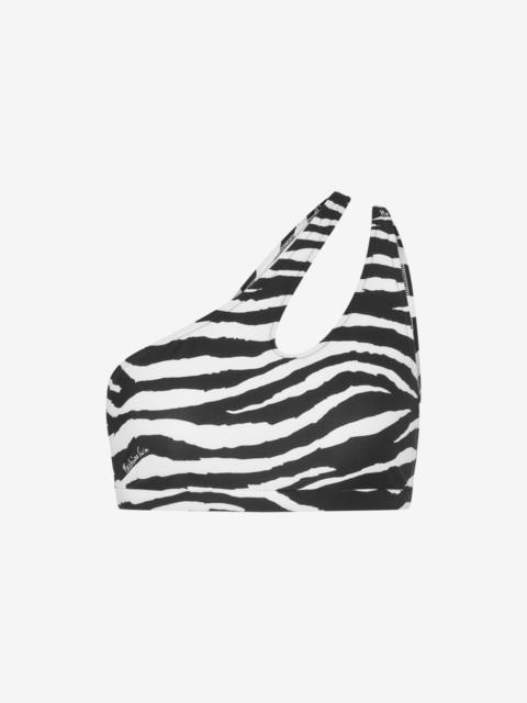 Moschino BIKINI TOP ANIMALIER PRINT