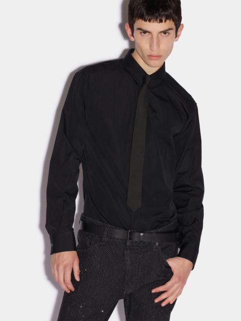DSQUARED2 IBRA BLACK ON BLACK RELAX DAN SHIRT