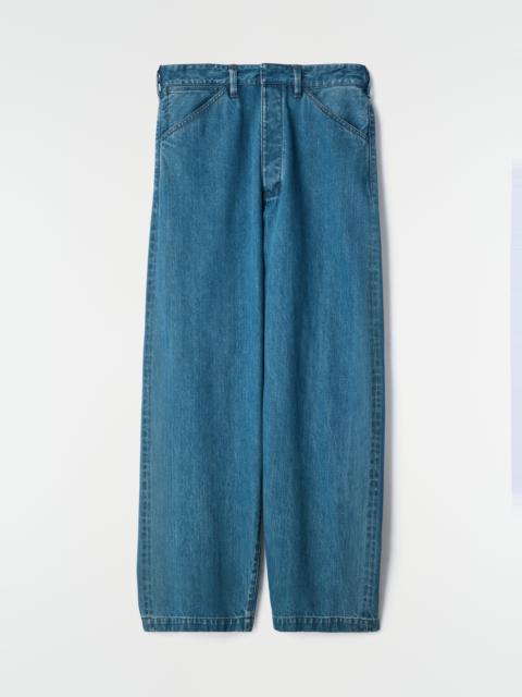 Lemaire MAXI WORKWEAR PANTS IN INDIGO SELVEDGE DENIM