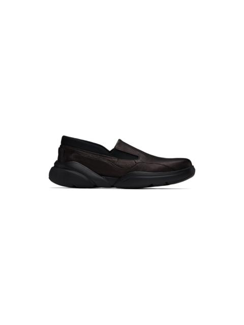 ECKHAUS LATTA Black Leather Loafer Sneakers