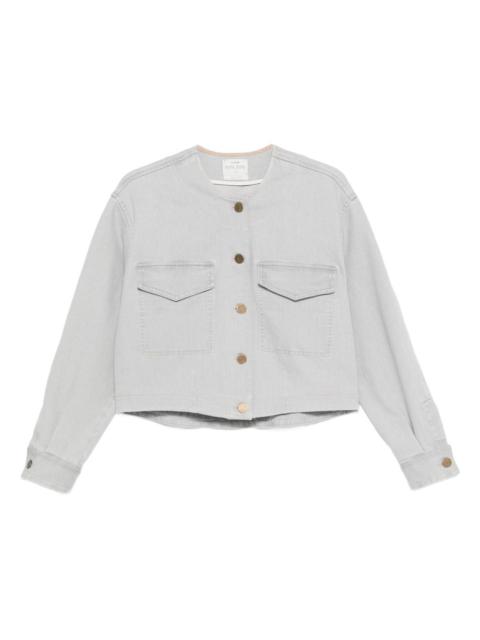 forte_forte flap-pockets jacket