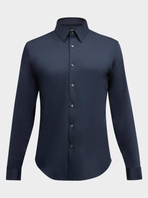 Theory Men's Sylvain Shirt in Structure Knit