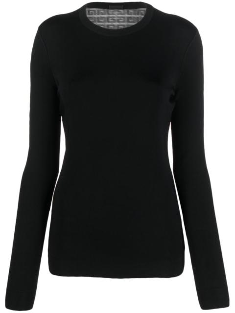 Givenchy long-sleeve round-neck T-shirt