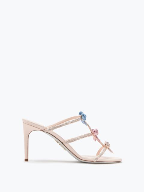 RENE CAOVILLA Caterina Sandal With Multicolor Crystals 80