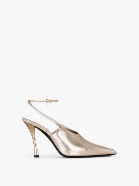 Givenchy SHOW SLINGBACKS IN LAMINATED LEATHER