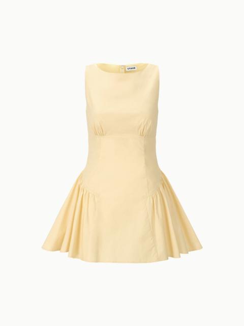 STAUD STAUD GWEN MINI DRESS BUTTER