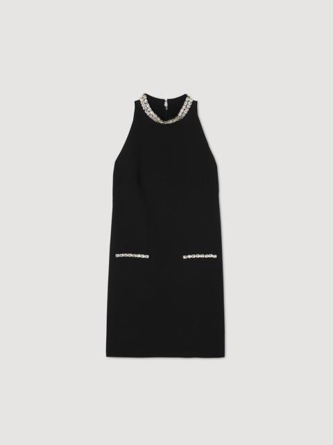 Sandro RHINESTONE DRESS