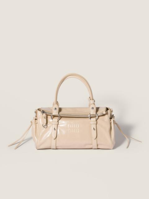 Miu Miu Glossy leather handbag