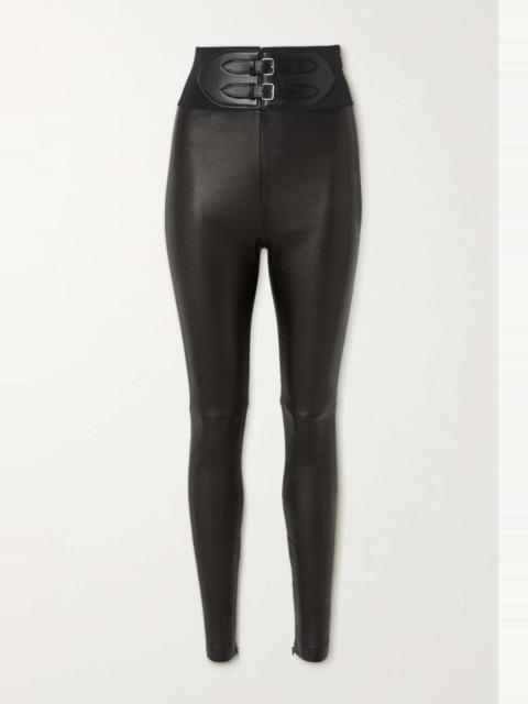 Alaïa Leather leggings