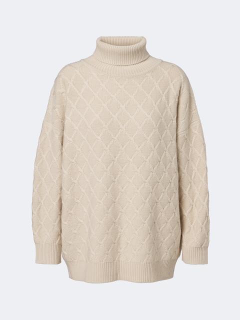 Max Mara Wool and cashmere turtleneck sweater