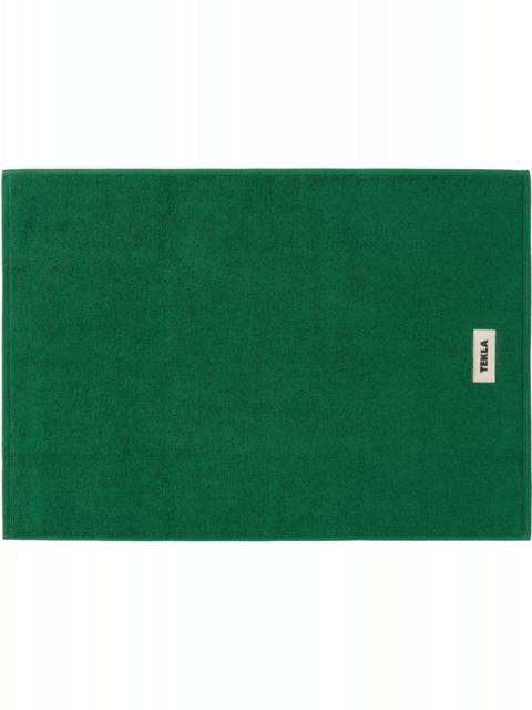 TEKLA Green Terry Bath Mat