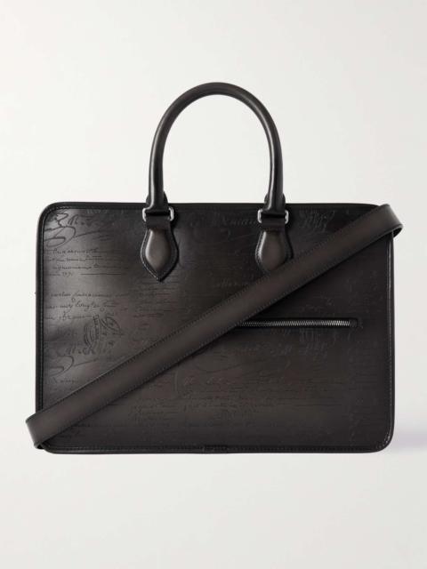 Un Jour Mini Scritto Leather Briefcase